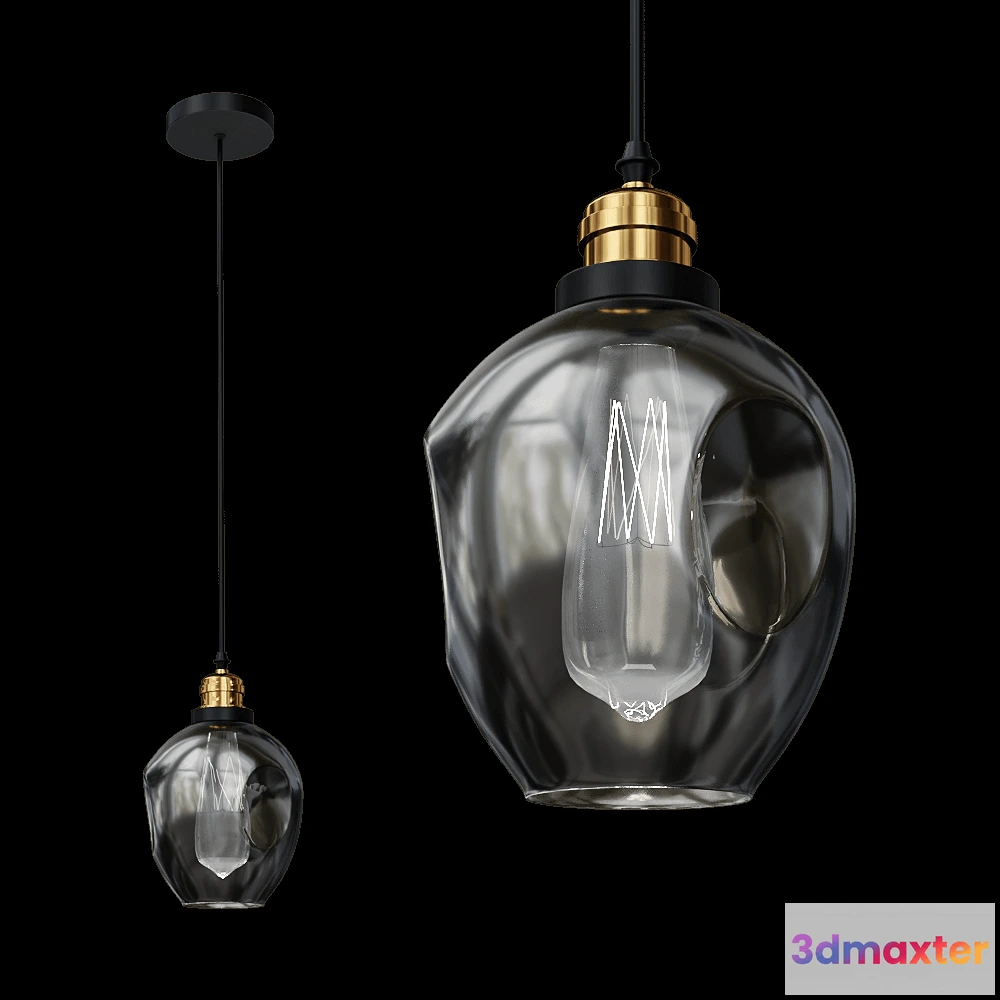 1649214 - Kink light - Pendant lamp Nissa 07512-1A33 3D Max