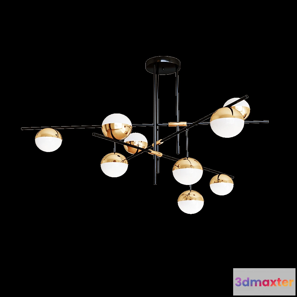 1649248 - Kink light - Ceiling lamp Navia 07636-9.20 3D Max