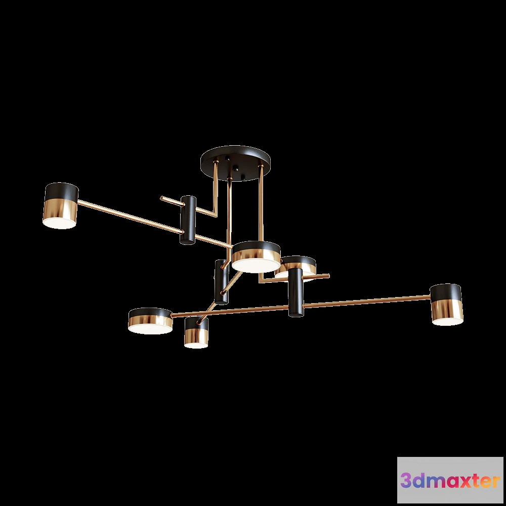 1649252 - Kink light - Ceiling lamp Milli 07653-6 3D Max