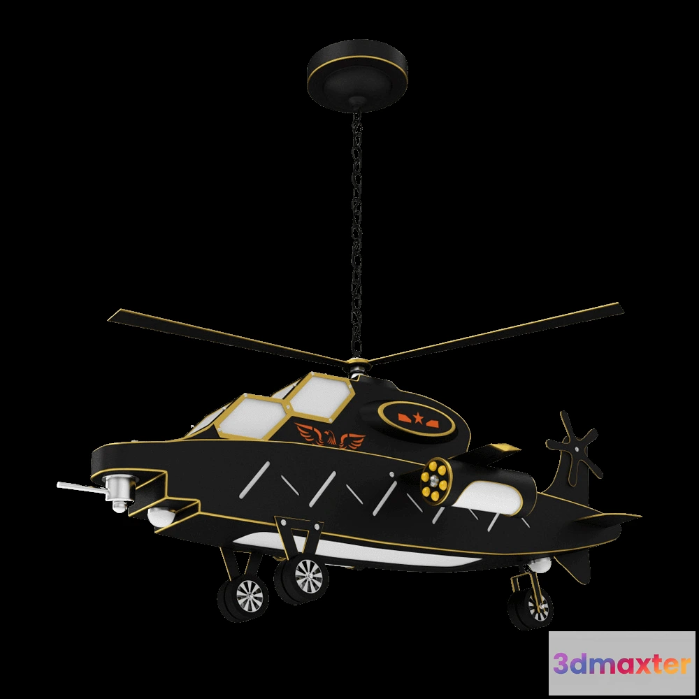 1649274 - Kink light - Pendant lamp Apache 07495 3D Max