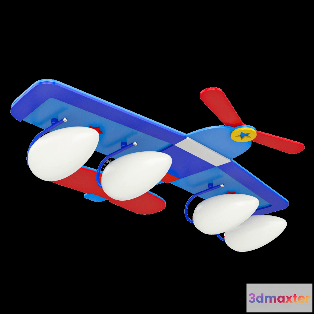 1649280 - Kink light - Ceiling lamp Glider 0745 00 3D Max