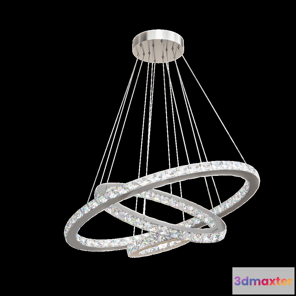 1649312 - Kink light - Pendant lamp Thor-Crystal 08562 3D Max
