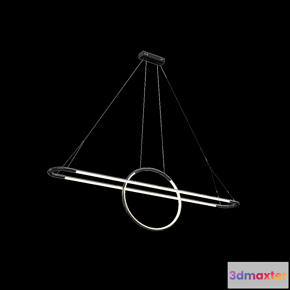 1649314 - Kink light - Pendant lamp Lia black 3D Max