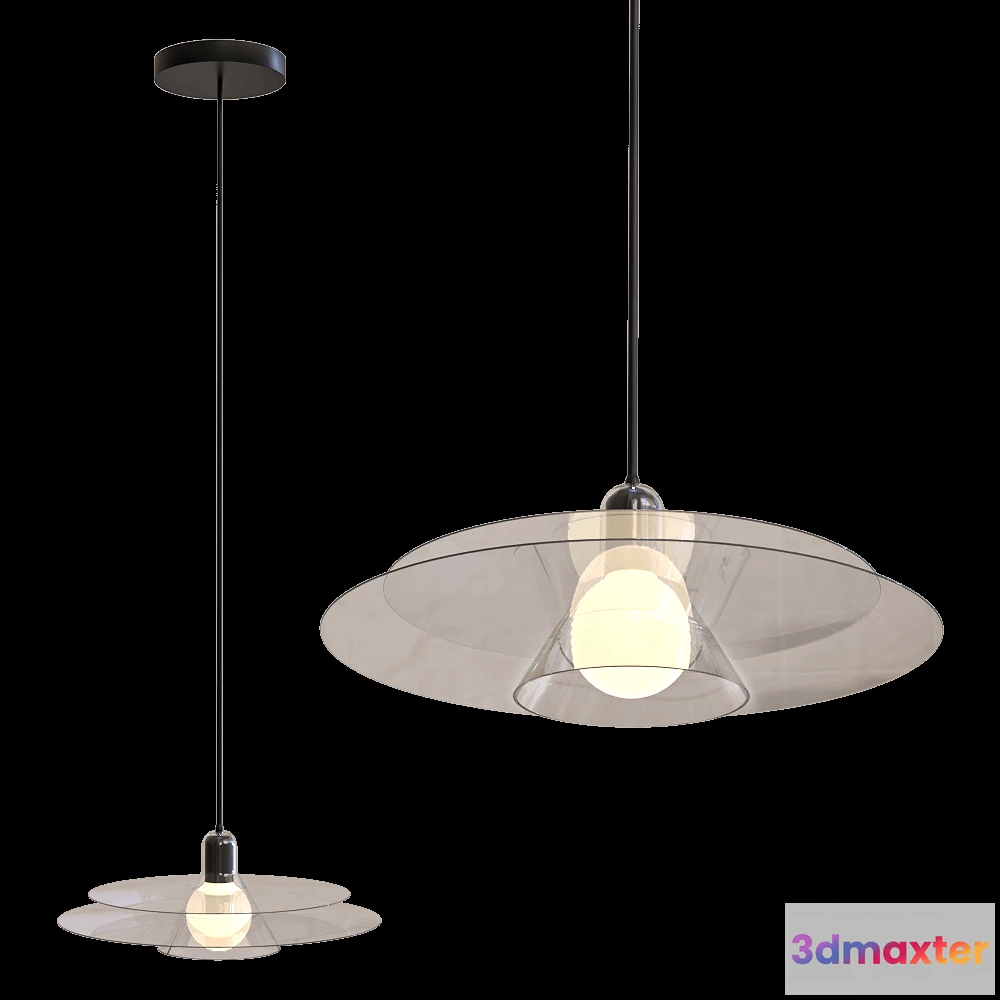 1649446 - La Chance - Pendant lamp Cymbal 3D Max