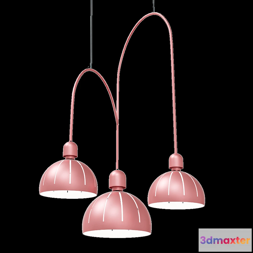 1649454 - La Villa Boutique - Hanging lamp Cupole Ang 3 3D Max