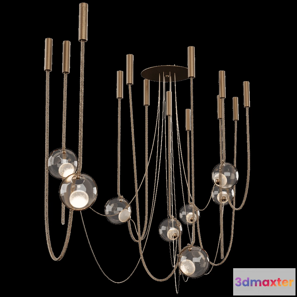 1649478 - Larose Guyon - Chandelier ABYSSE 08 3D Max