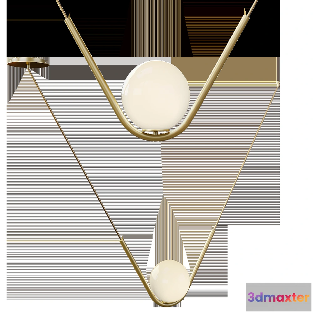 1649484 - Larose Guyon - Ceiling lamp Perle 1 3D Max