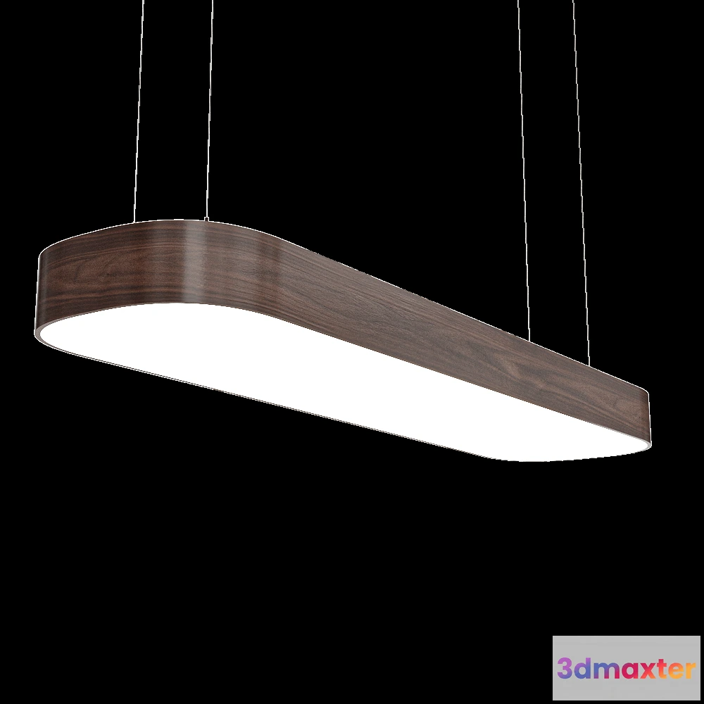 1649528 - Ledalen - Pendant lamp Wood ovale 3D Max