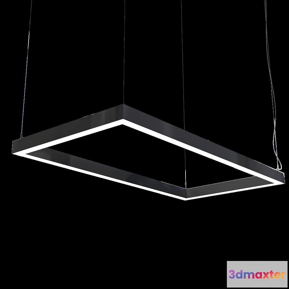 1649532 - Ledalen - Pendant lamp Rettangolo L 3D Max