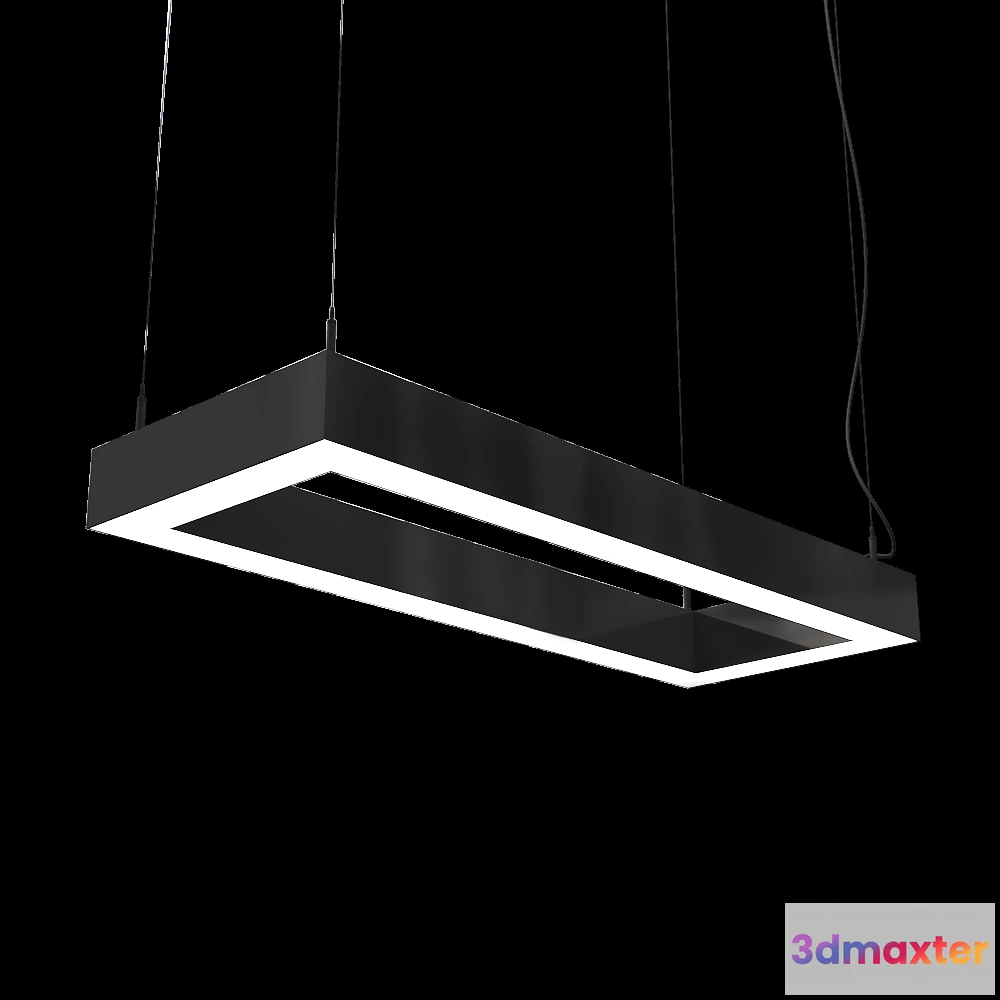 1649562 - Ledalen - Pendant lamp Rettangolo S 3D Max