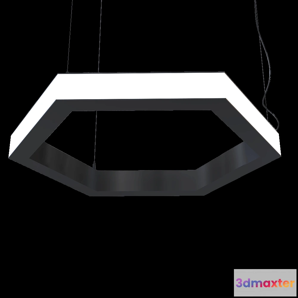 1649580 - Ledalen - Pendant lamp  Hexagon side 3D Max