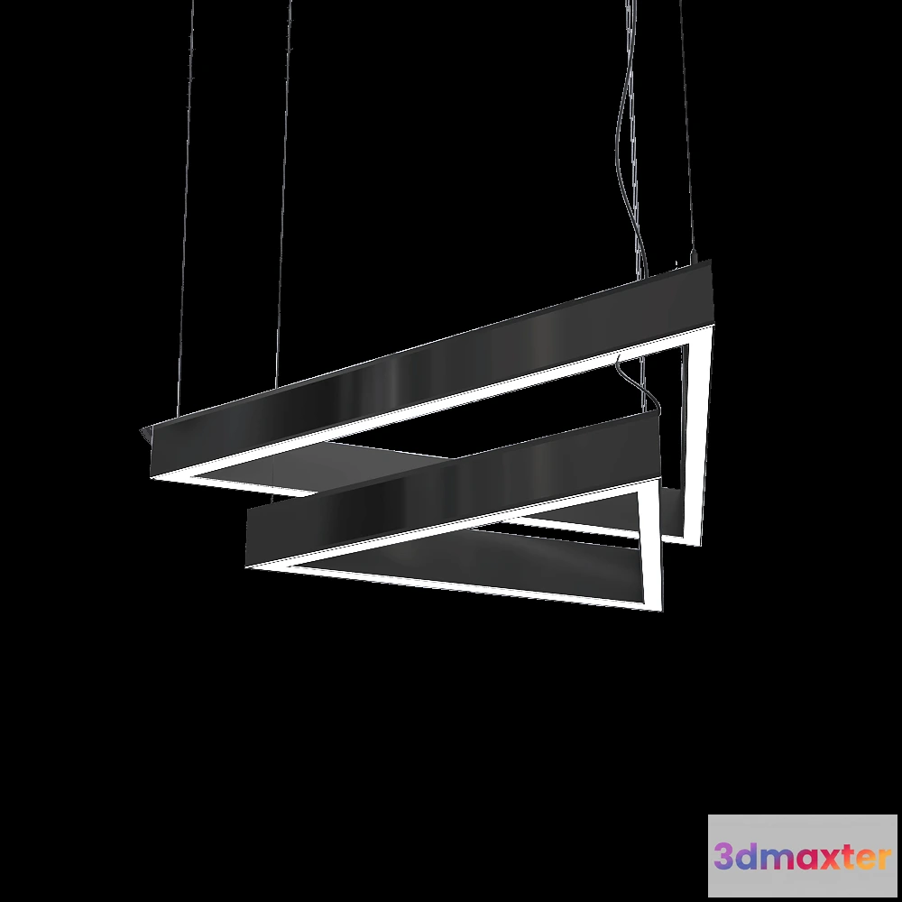 1649592 - Ledalen - Pendant lamp Triangolo duo 3D Max