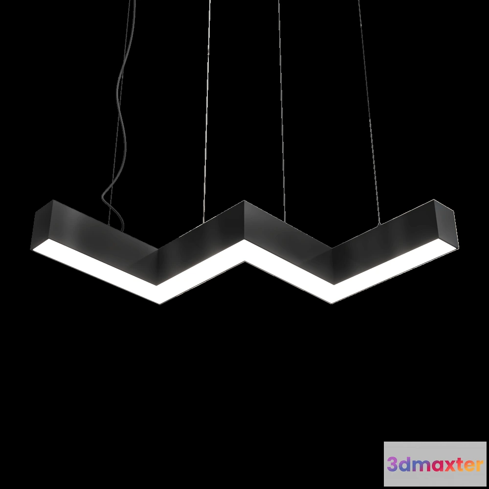 1649658 - Ledalen - Zigzag lamp Flash W 3D Max