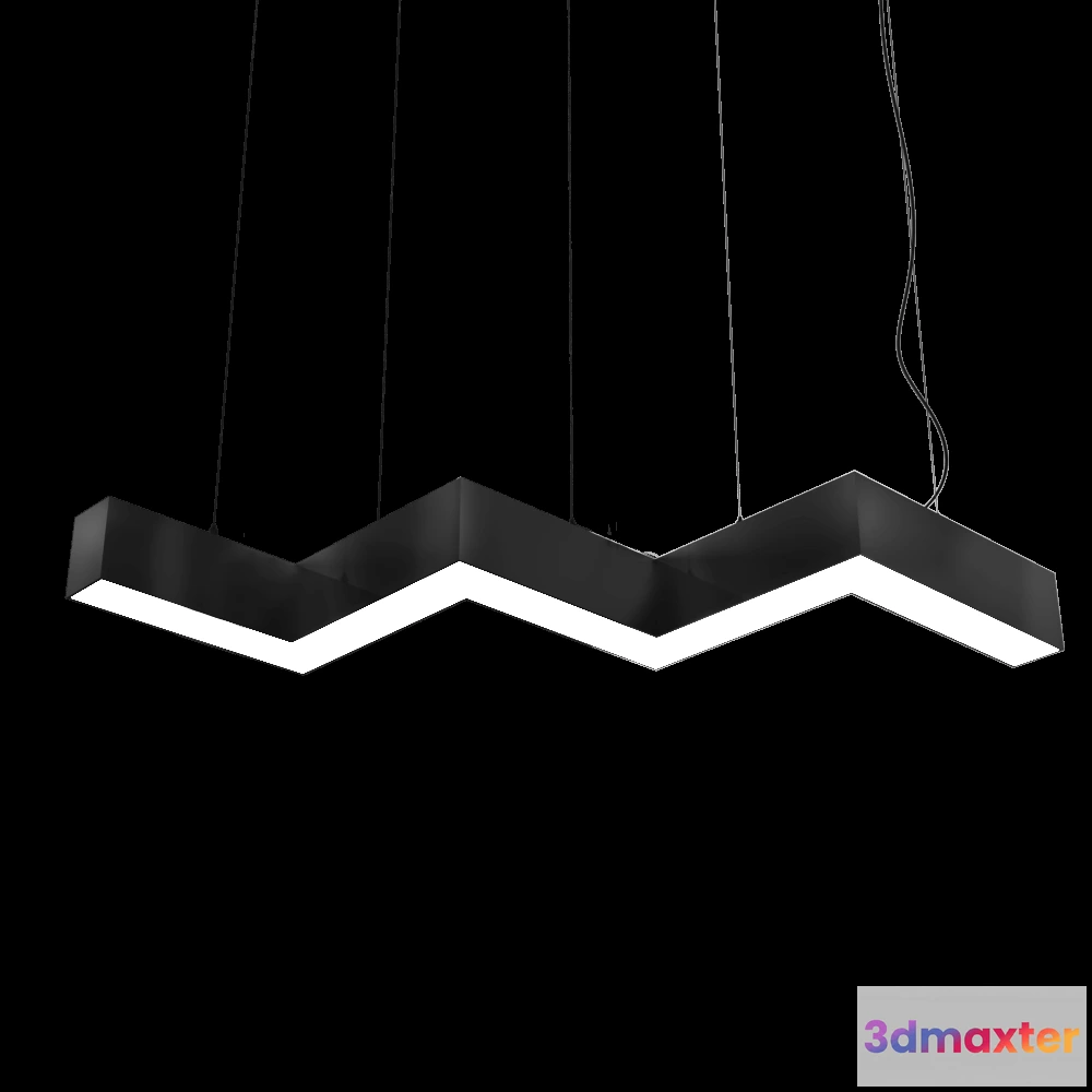 1649668 - Ledalen - Zigzag lamp Flash WV 3D Max