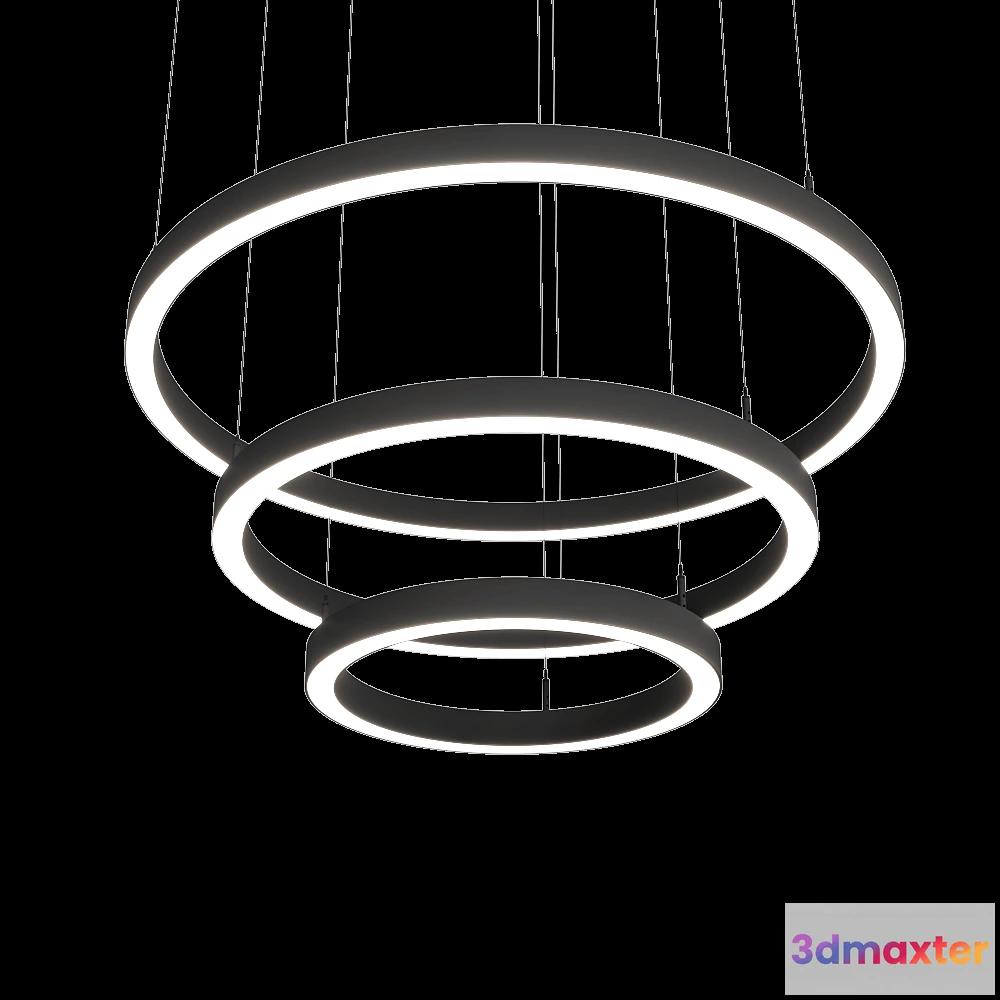 1649682 - Ledalen - Pendant lamp Ring Trio 3D Max