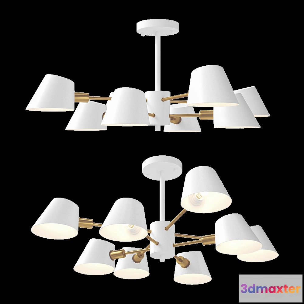 1649828 - Lumion - Chandelier Kenia 44658C 3D Max