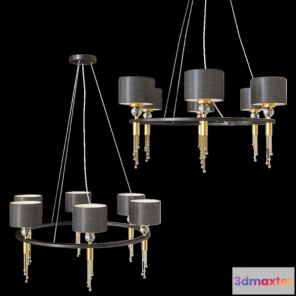 1649838 - Lumion - Chandelier Santiago 45166 3D Max