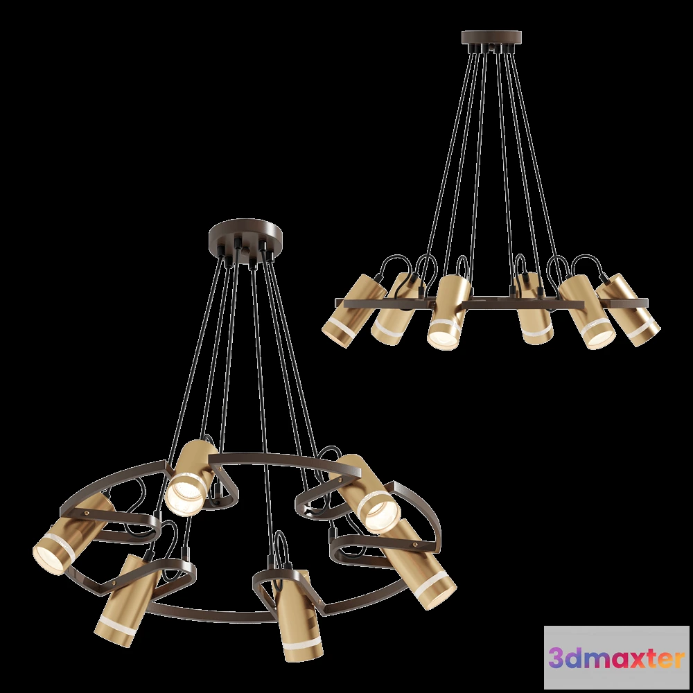 1649844 - Lumion - Chandelier Harper 44446 3D Max