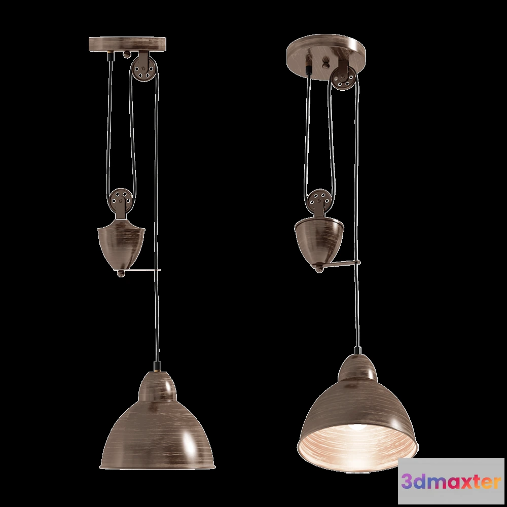 1649858 - Lumion - Pendant lamp Hank 44401 3D Max