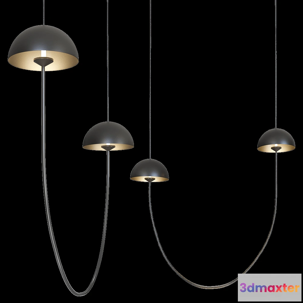 1649876 - Luxcambra - Pendant lamp Champignon 3D Max