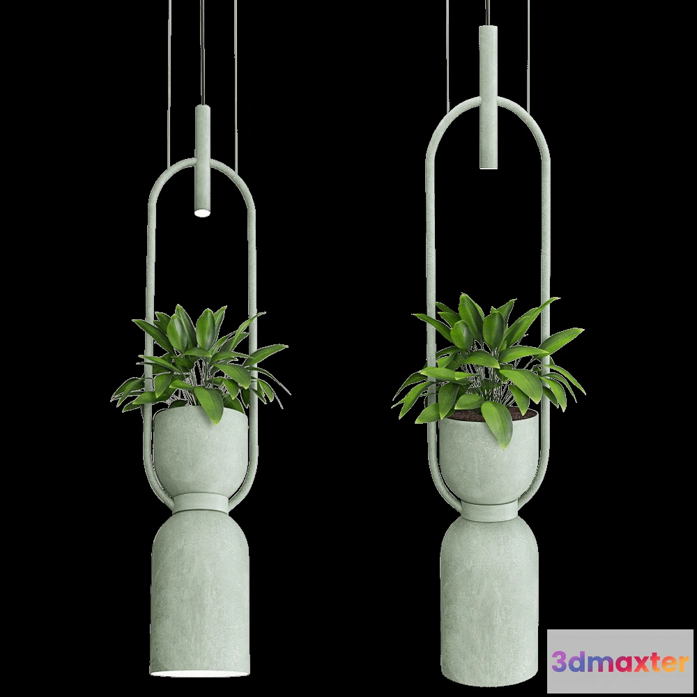 1649880 - Luxcambra - Pendant lamp Oxygen 3D Max