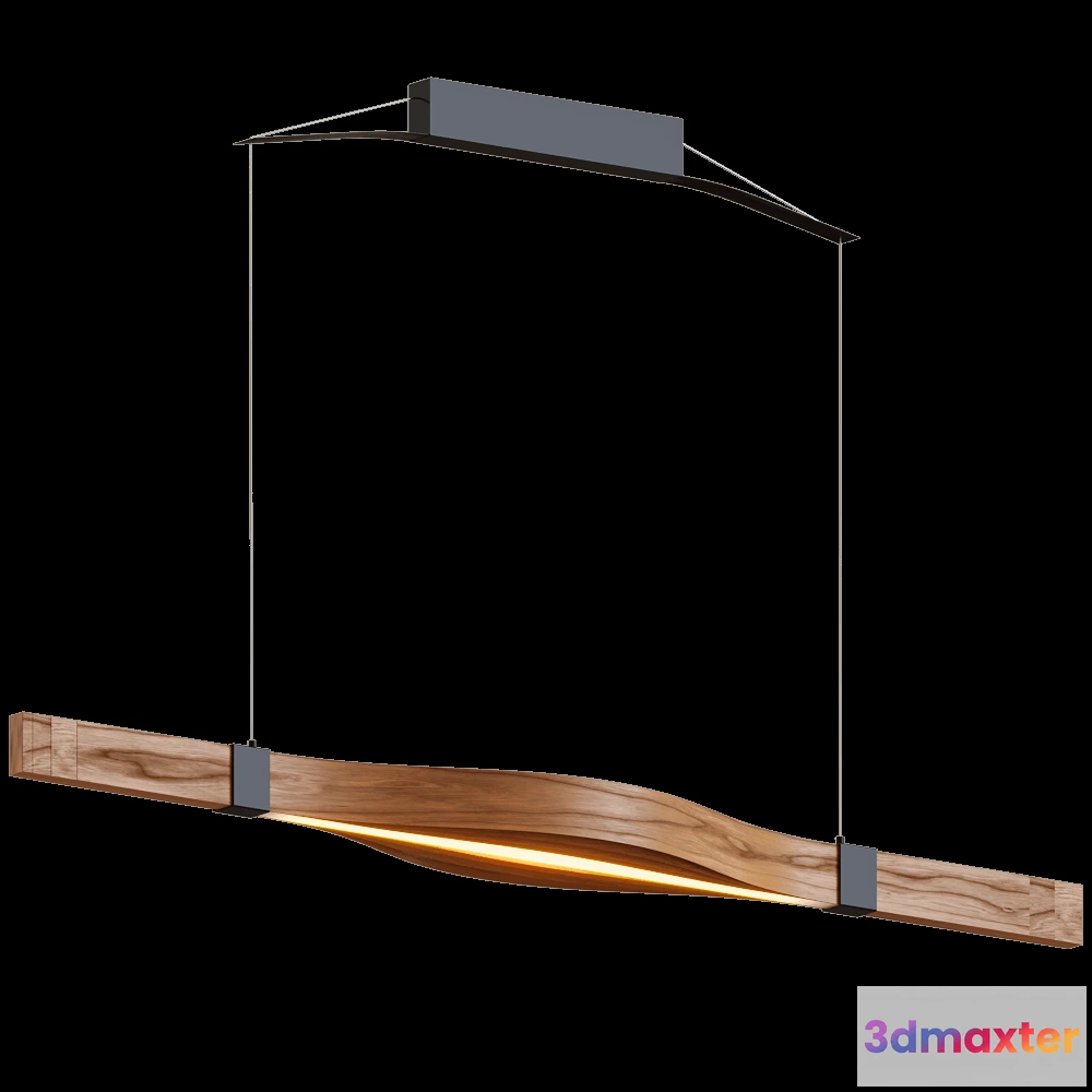 1649906 - LZF - Pendant lamp Woodstraps 3D Max