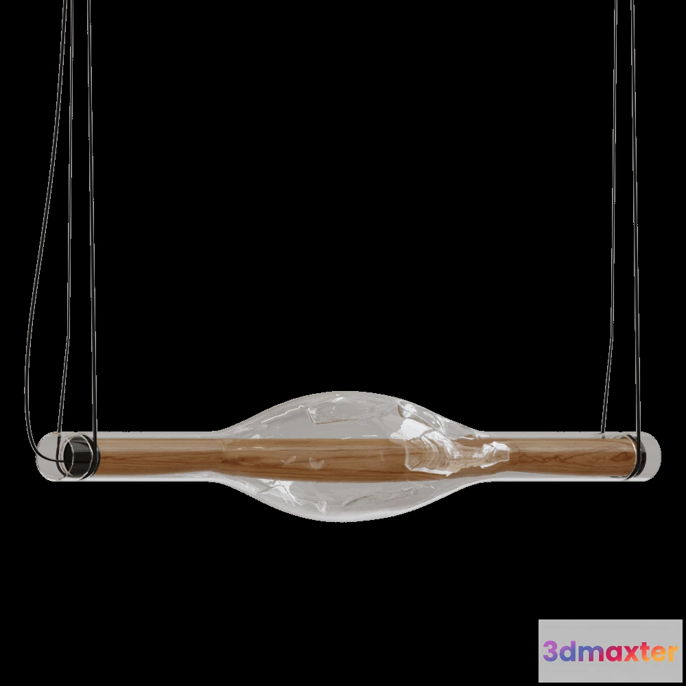 1649916 - LZF - Ceiling lamp Dune Horizontal Suspension 3D Max