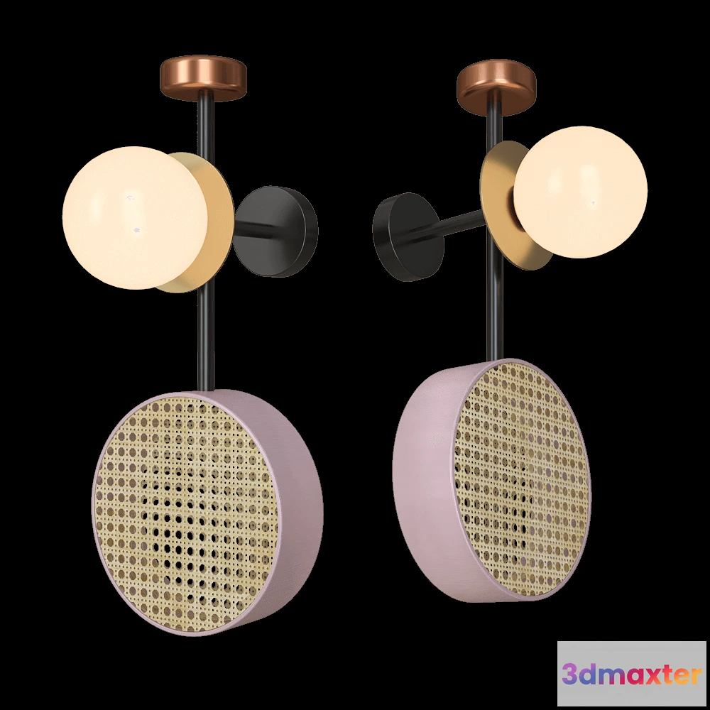 1649988 - Mambo Unlimited Ideas - Pendat lamp Monaco wall 3D Max