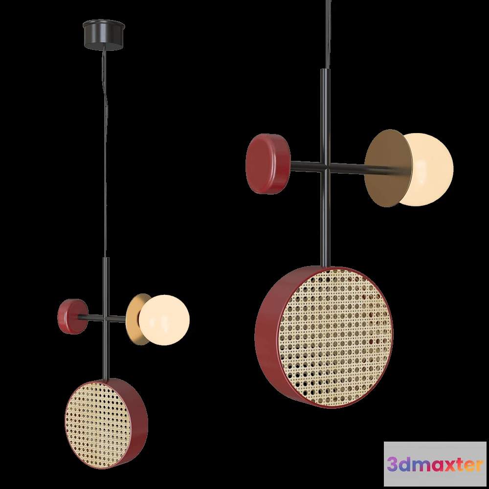 1649992 - Mambo Unlimited Ideas - Pendant lamp Monaco III 3D Max