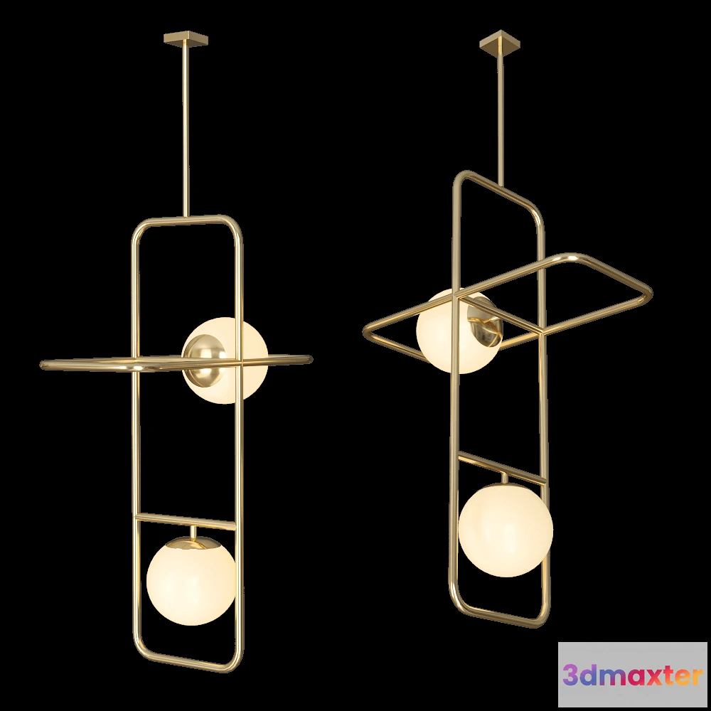 1650000 - Mambo Unlimited Ideas - Ceiling lamp Link Suspension II 3D Max