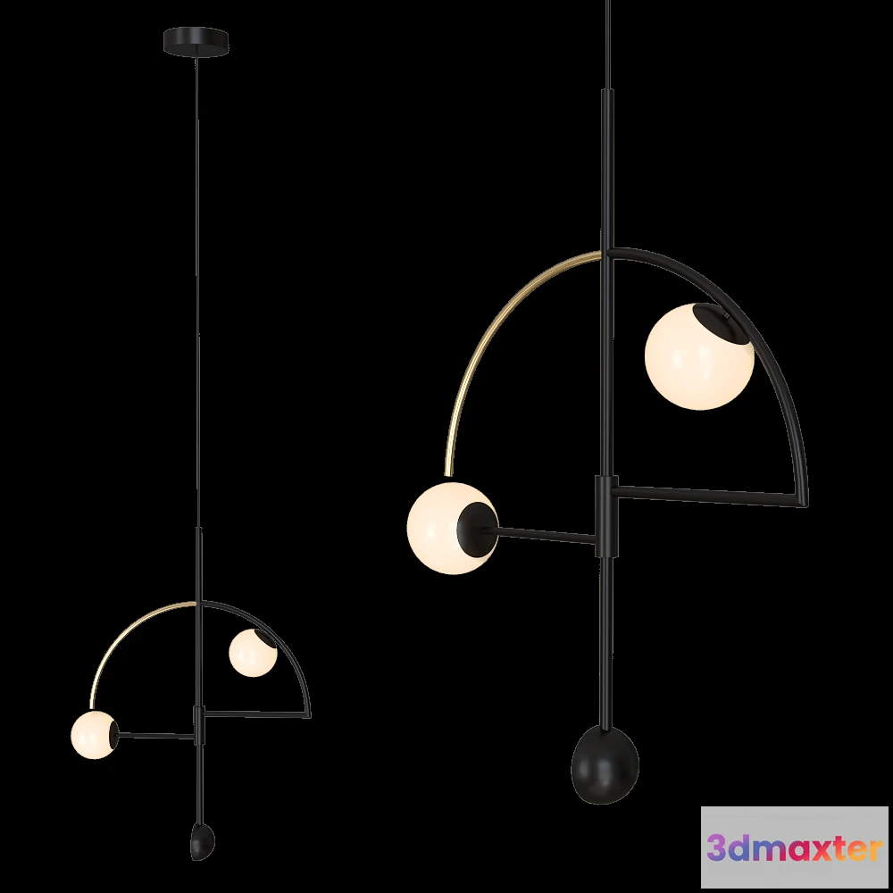 1650010 - Mambo Unlimited Ideas - Pendant lamp Helio II 3D Max