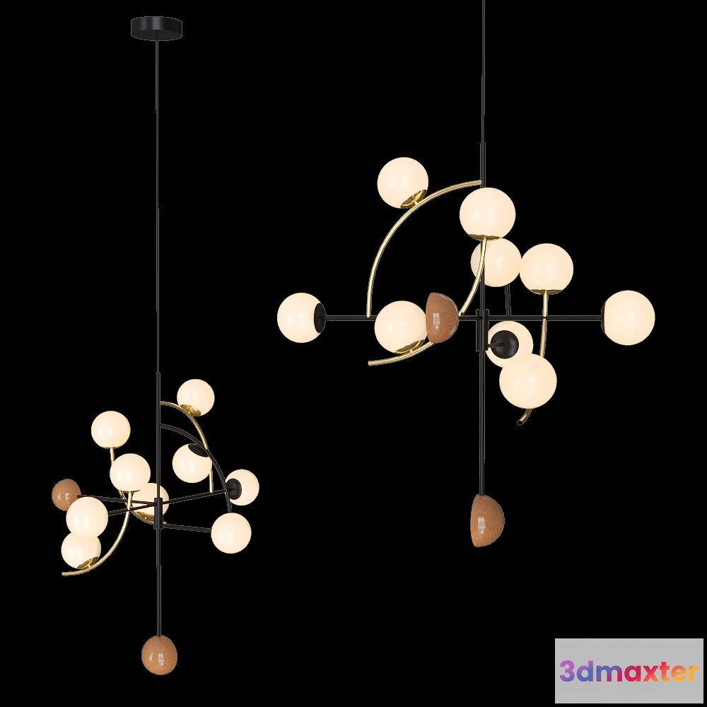 1650012 - Mambo Unlimited Ideas - Ceiling lamp Helio Suspension I 3D Max