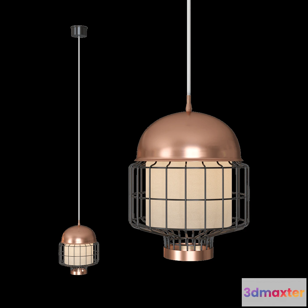 1650018 - Mambo Unlimited Ideas - Pendant lamp Magnolia III 3D Max