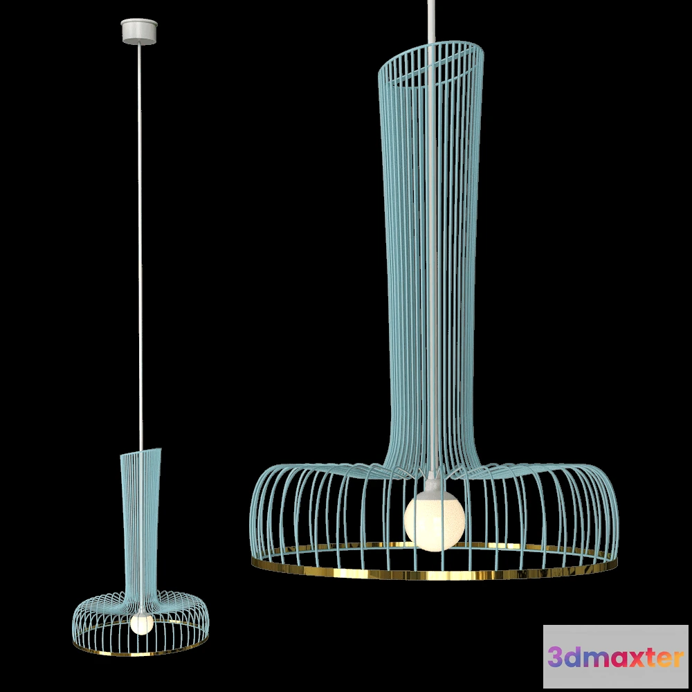 1650044 - Mambo Unlimited Ideas - Pendant lamp New Spider I 3D Max