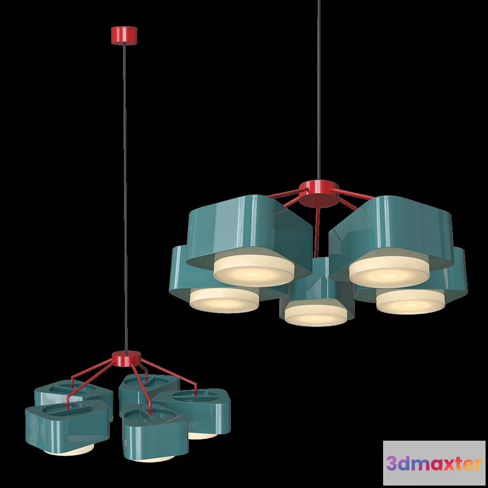 1650076 - Mambo Unlimited Ideas - Pendant lamp Carousel 3D Max