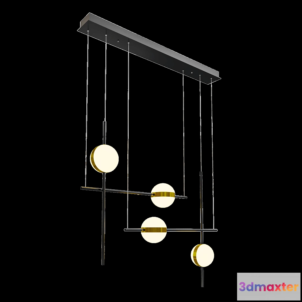 1650096 - Mantra - Pendant lamp Cuba 7160 3D Max