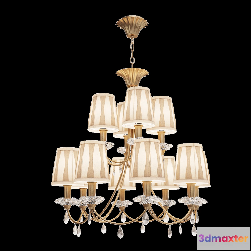 1650108 - Mantra - Pendant lamp Sophie 6290 3D Max