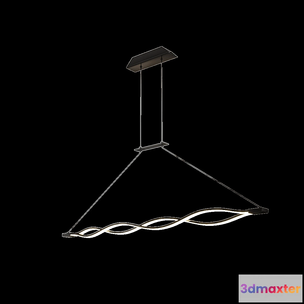 1650114 - Mantra - Suspended chandelier Sahara 5818 3D Max