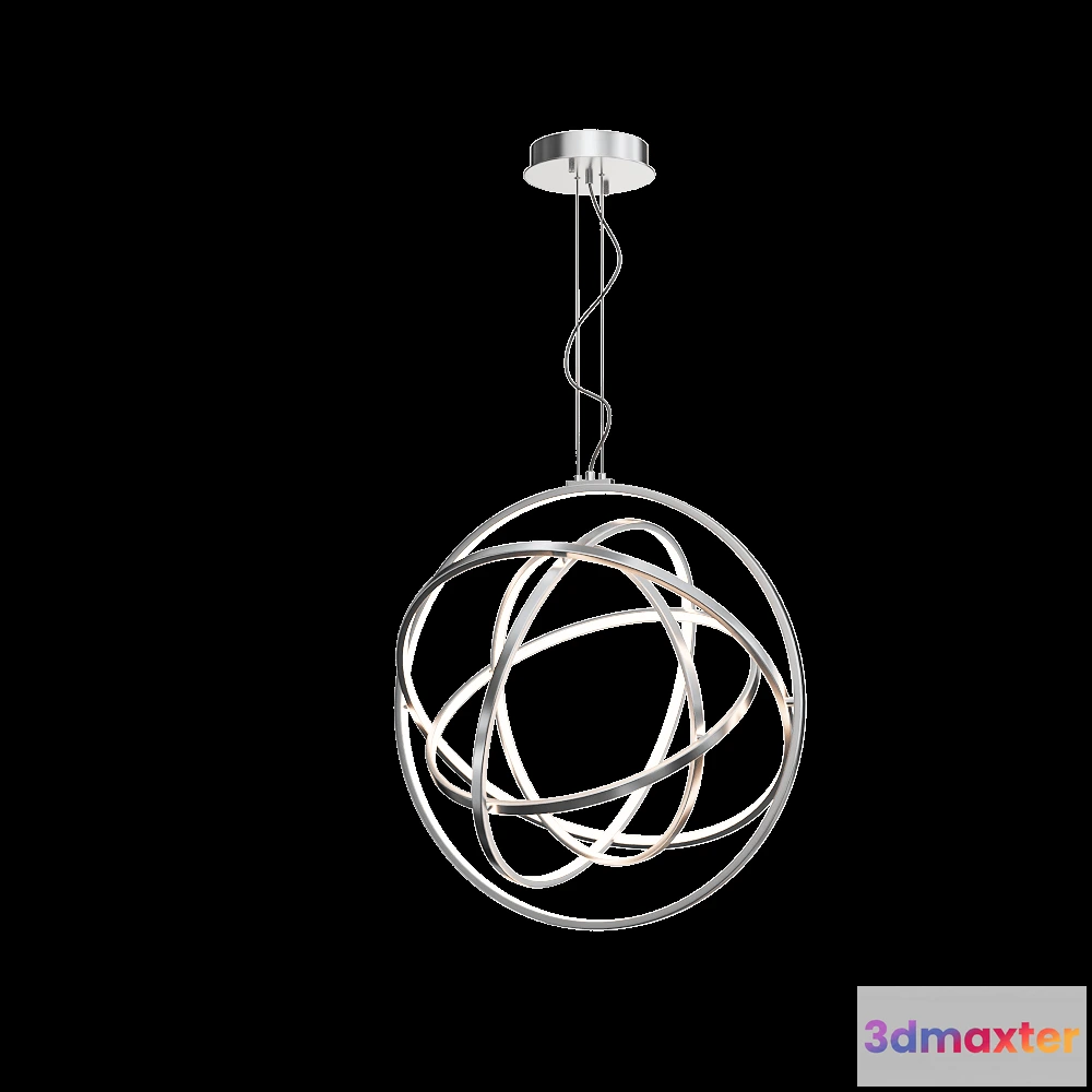 1650126 - Mantra - Hanging chandelier Orbital 5741 3D Max