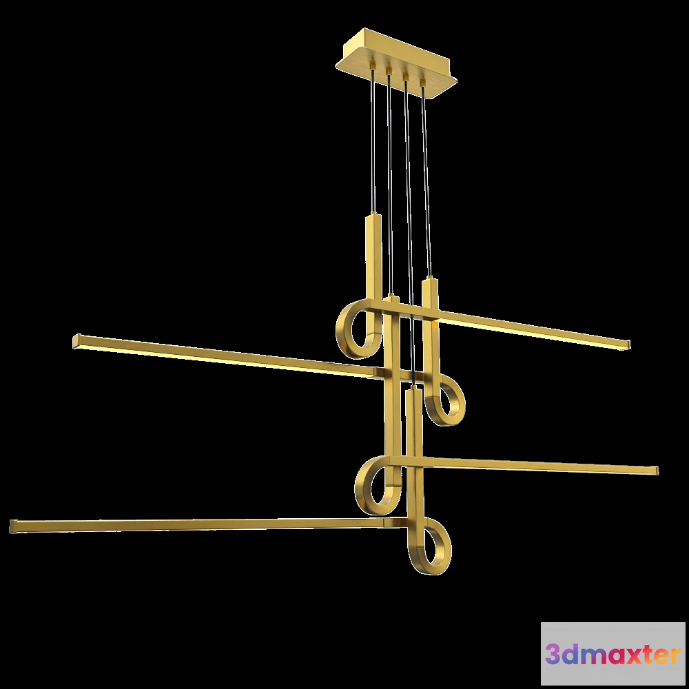 1650140 - Mantra - Pendant chandelier Cinato 6123 3D Max