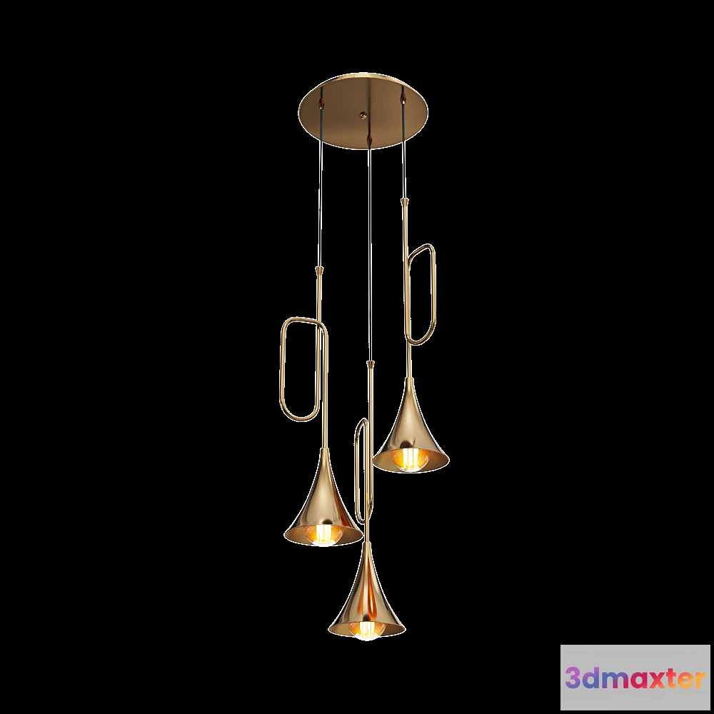 1650226 - Mantra - Pendant lamp Jazz 5896 3D Max
