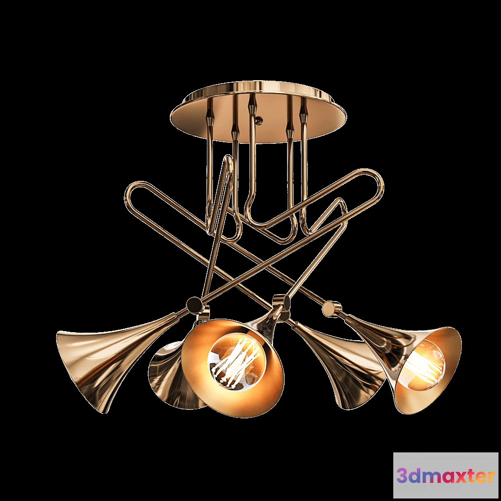 1650228 - Mantra - Pendant lamp Jazz 5897 3D Max