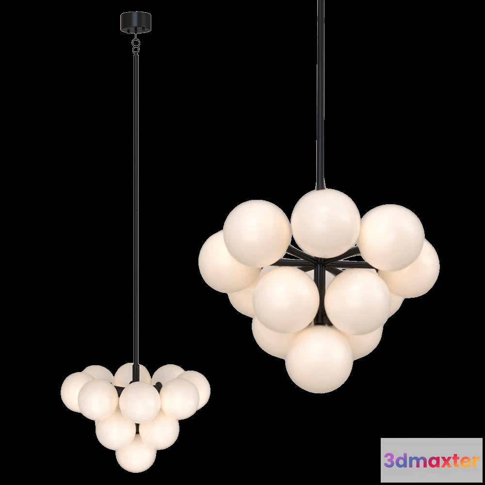 1650464 - Markslojd - Pendant lamp MERLOT 13L 3D Max