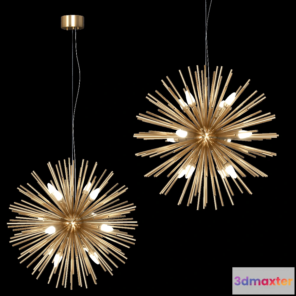 1650482 - Markslojd - Pendant lamp SOLEIL 12L 3D Max