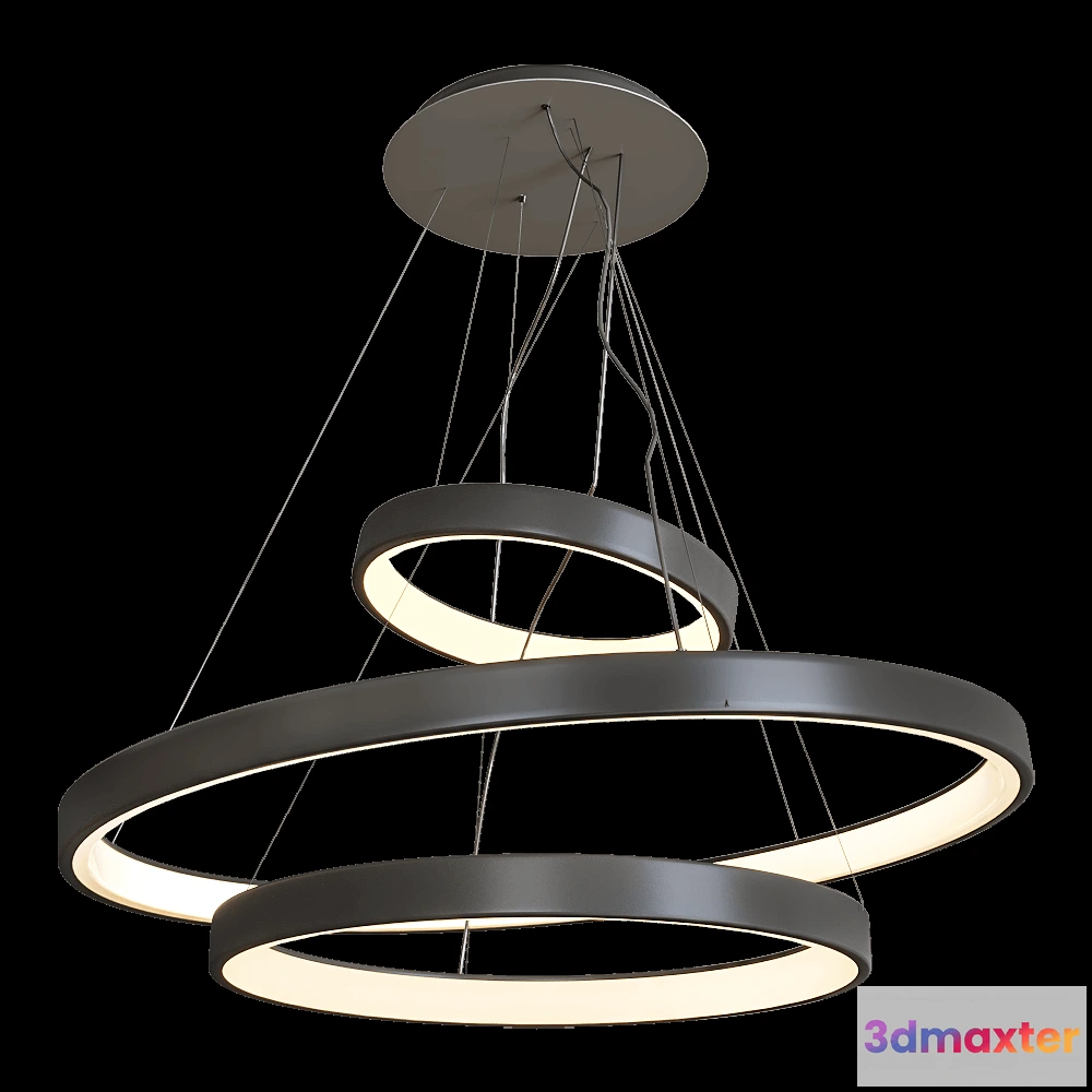 1650500 - Martinelli Luce - Pendant lamp Lunaop 3D Max