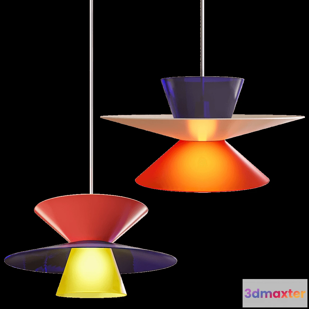 1650514 - Martinelli Luce - Pendant lamp Lady Galala 3D Max