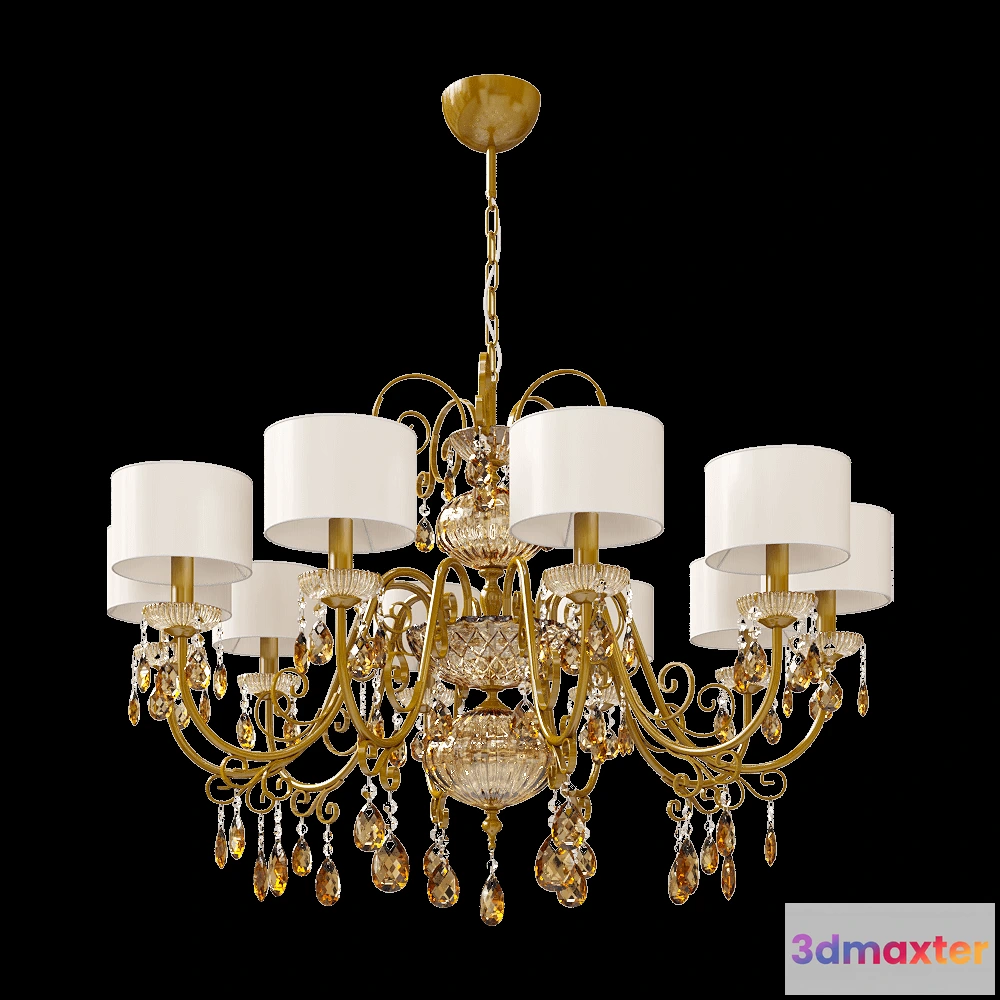 1650562 - Masiero - Chandelier Antika 10 P16 3D Max
