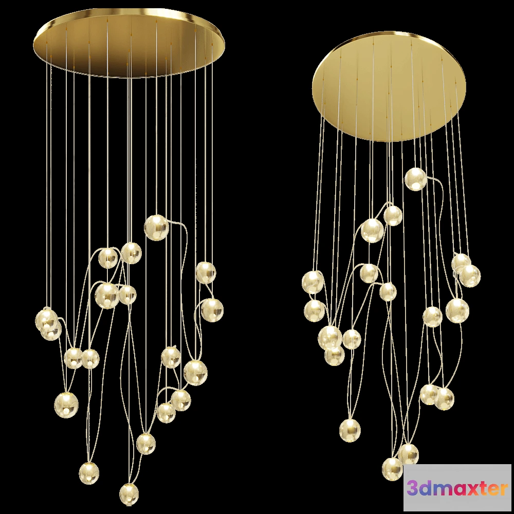 1650570 - Maxlight - Chandelier Zoe P0387 3D Max