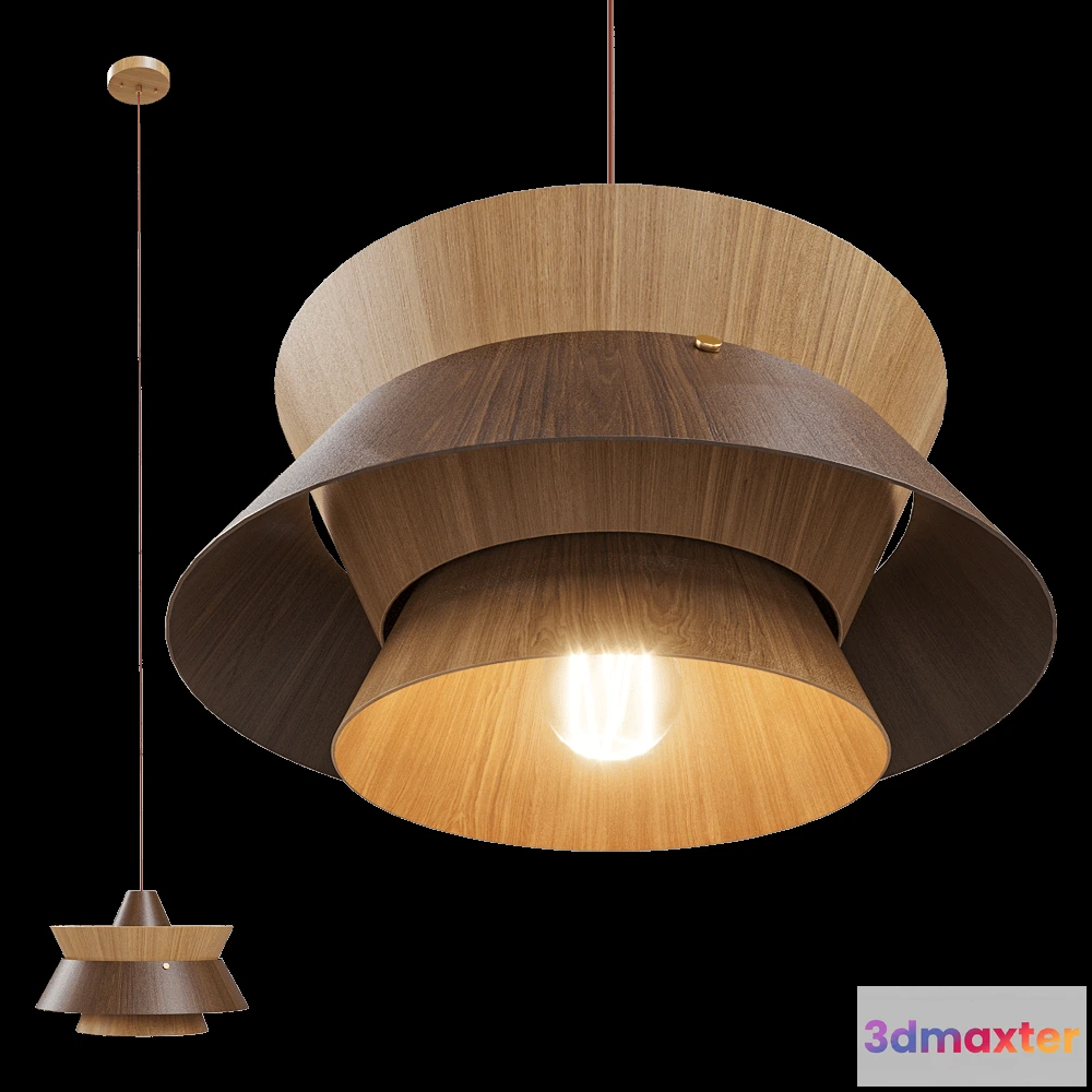1650584 - Maxlight - Pendant lamp Kioto P0549 3D Max