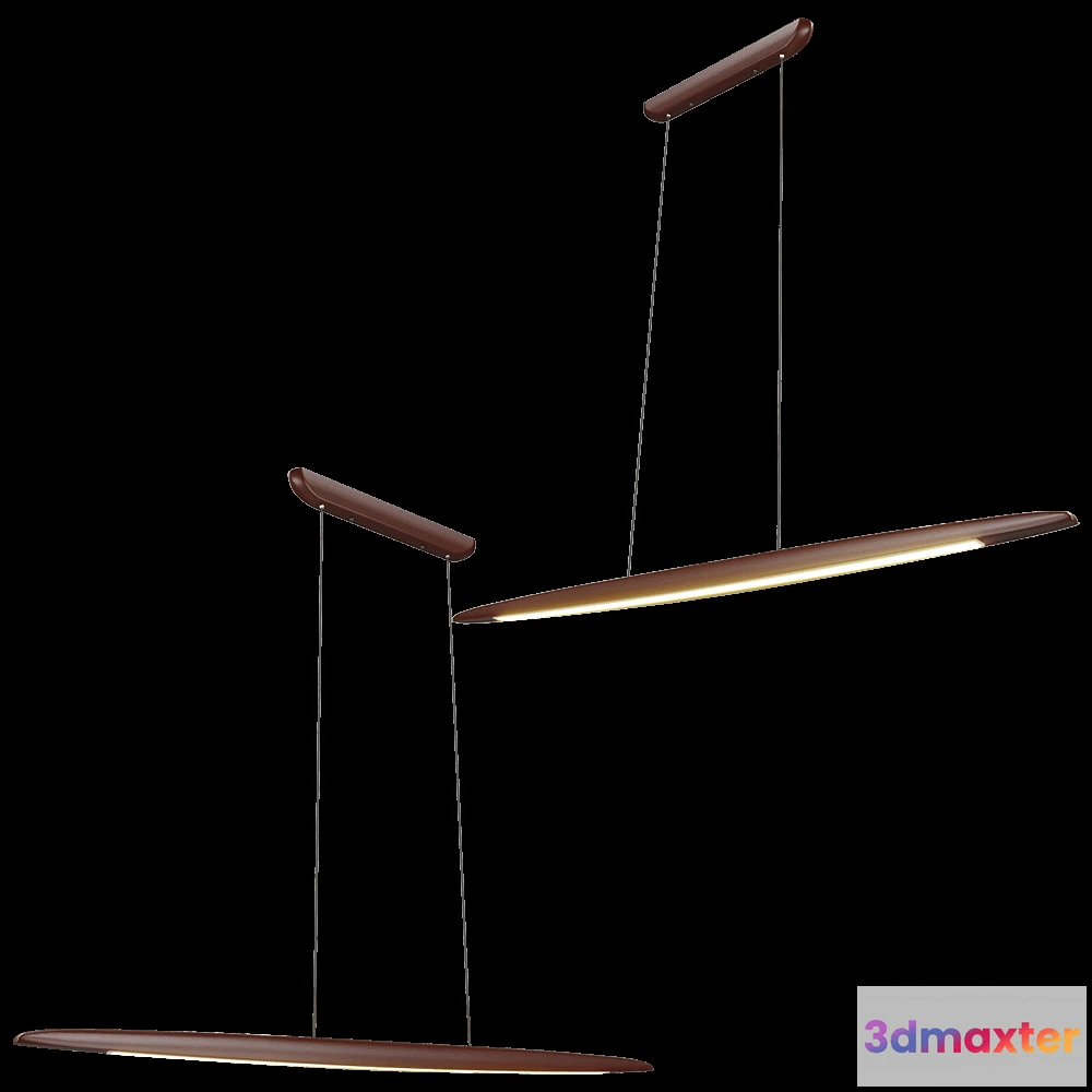 1650630 - Maxlight - Pendant lamp Woody P0598 3D Max